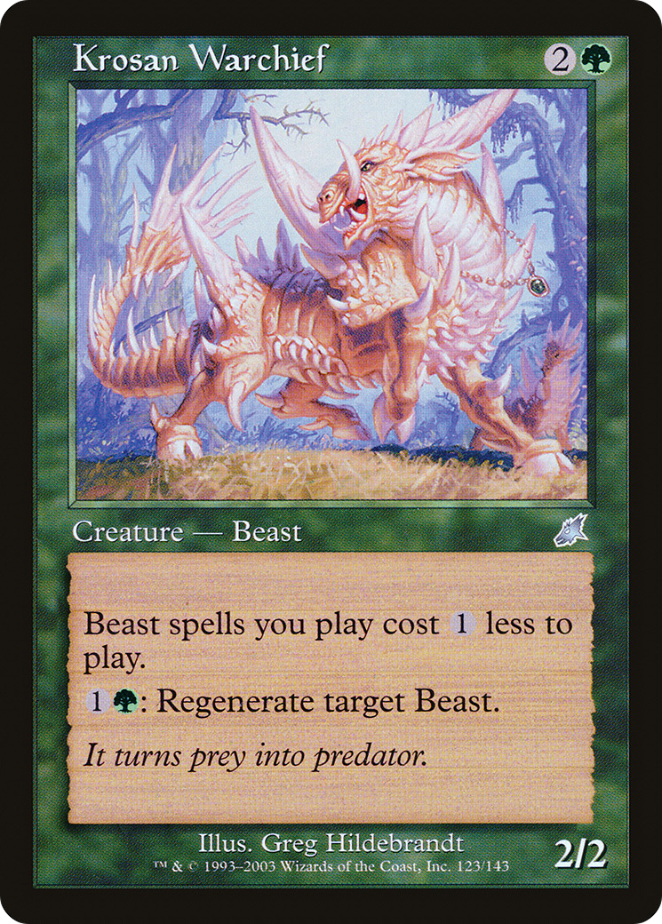 {C} Krosan Warchief [Scourge][SCG 123]
