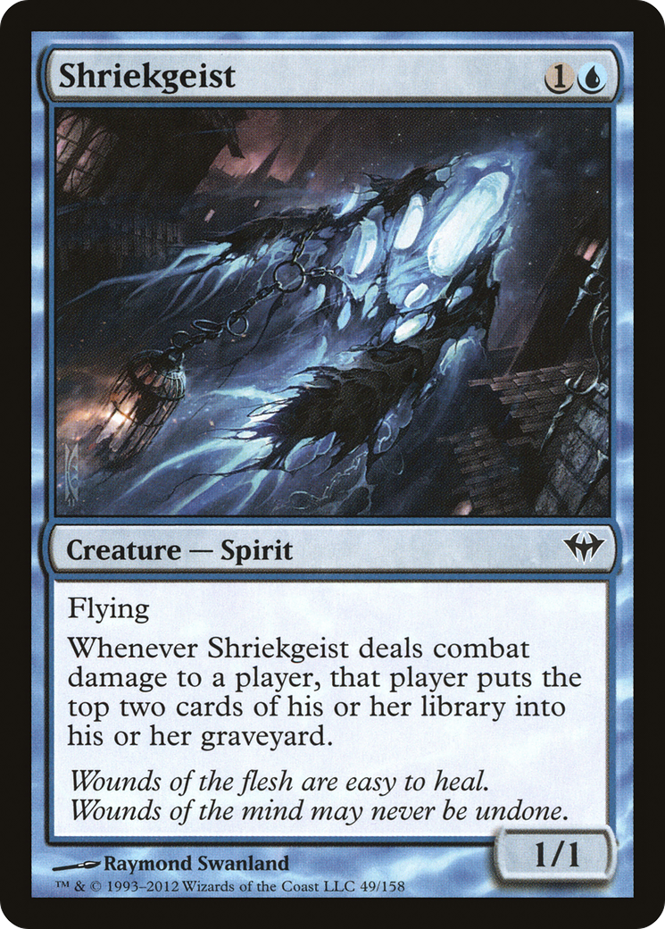 {C} Shriekgeist [Dark Ascension][DKA 049] - Misty Mountain Games