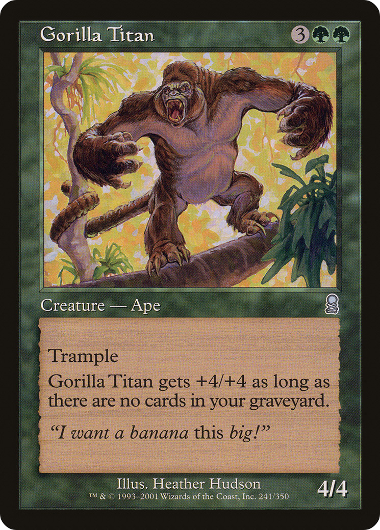 {C} Gorilla Titan [Odyssey][ODY 241]