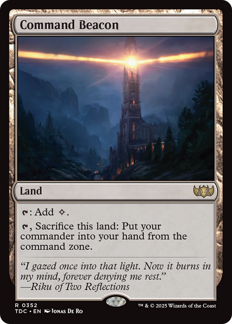 {R} Command Beacon [Tarkir: Dragonstorm Commander][TDC 352]