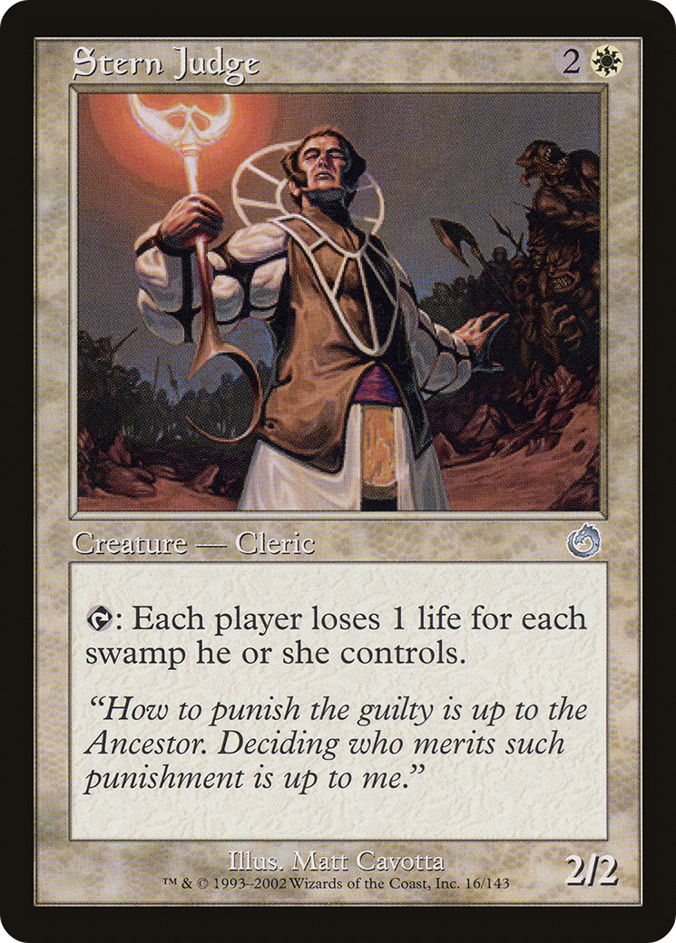 {C} Stern Judge [Torment][TOR 016] - Misty Mountain Games