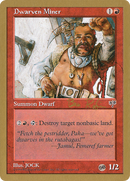 {C} Dwarven Miner (Ben Rubin) (SB) [World Championship Decks 1998][GB WC98 BR169SB]