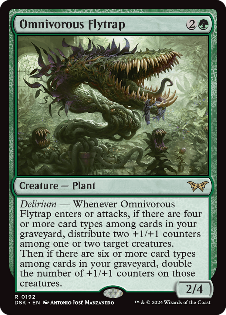 {@R} Omnivorous Flytrap [Duskmourn: House of Horror][DSK 192]