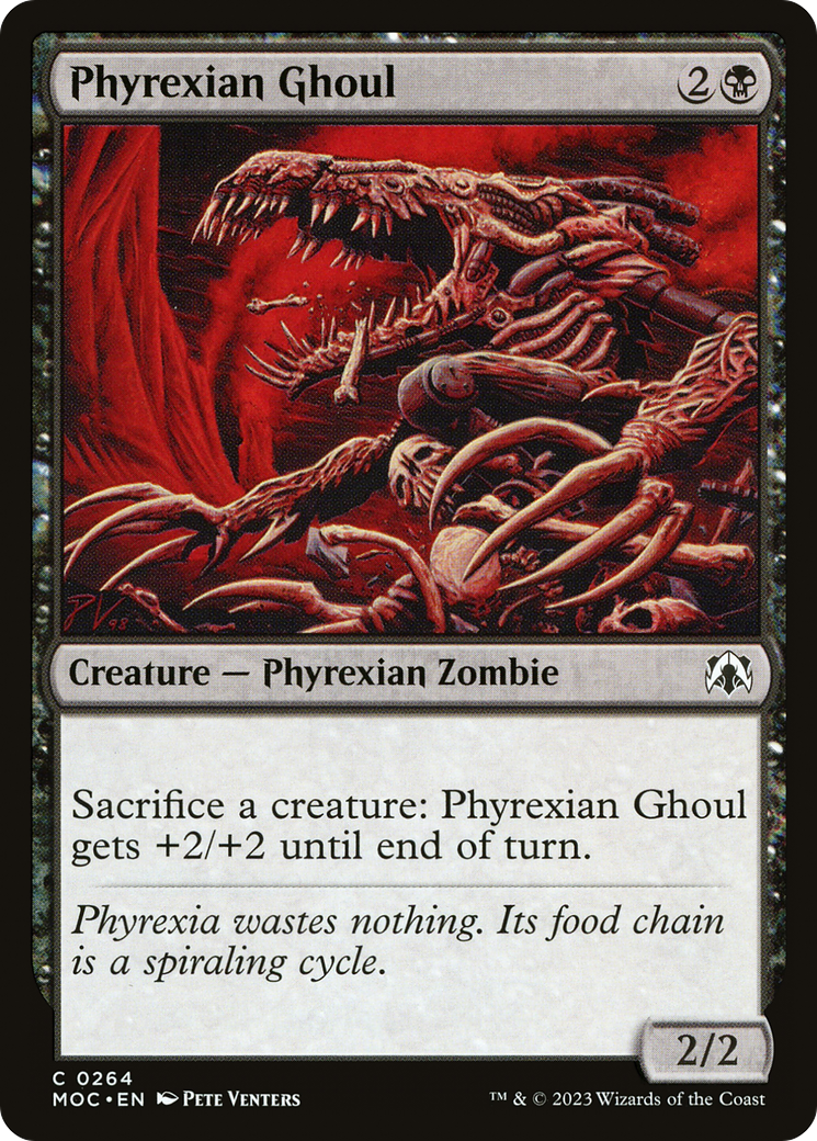 {C} Phyrexian Ghoul [March of the Machine Commander][MOC 264]