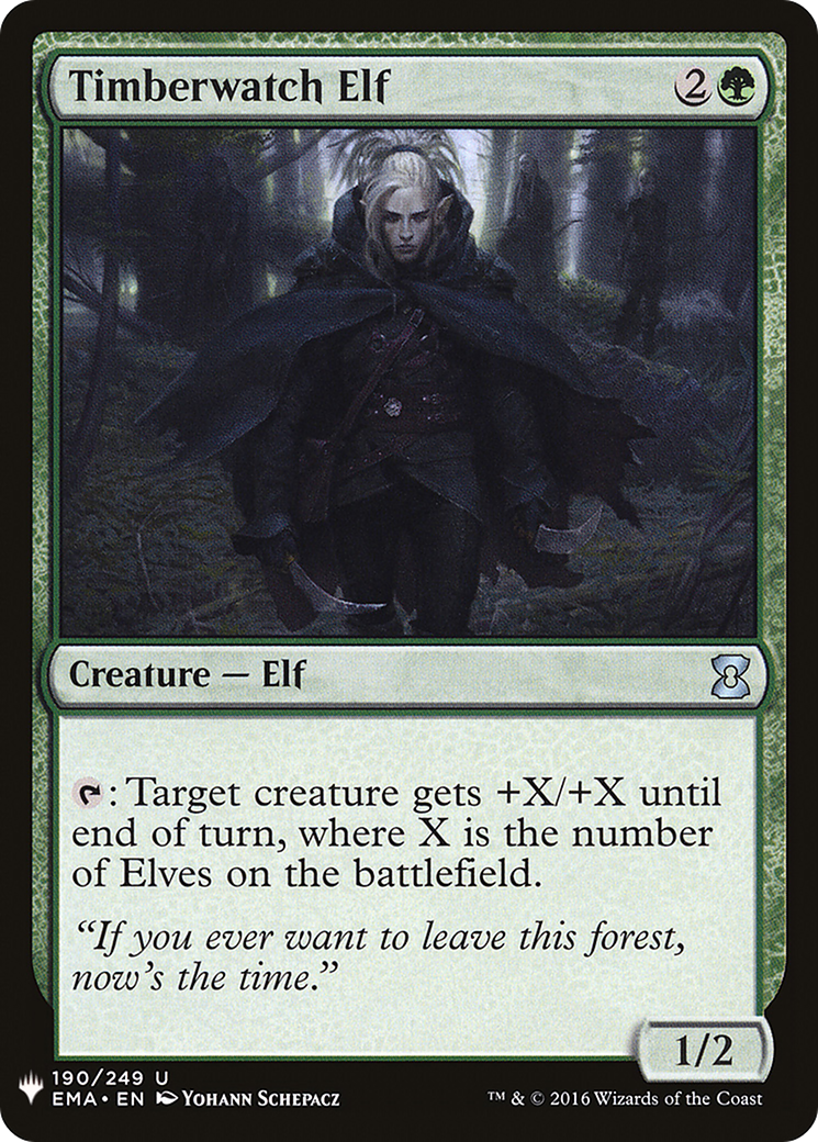 {C} Timberwatch Elf [Mystery Booster][LS EMA 190]