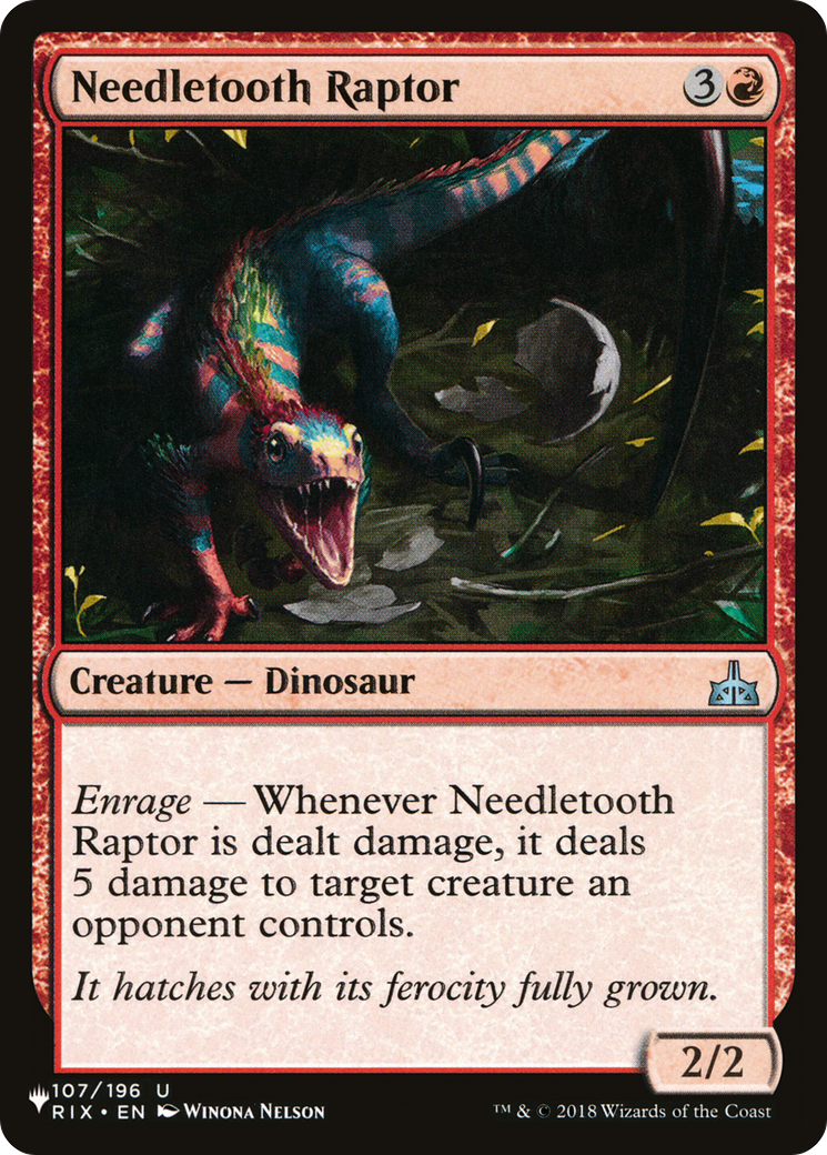 Needletooth Raptor [LIST 107/196]