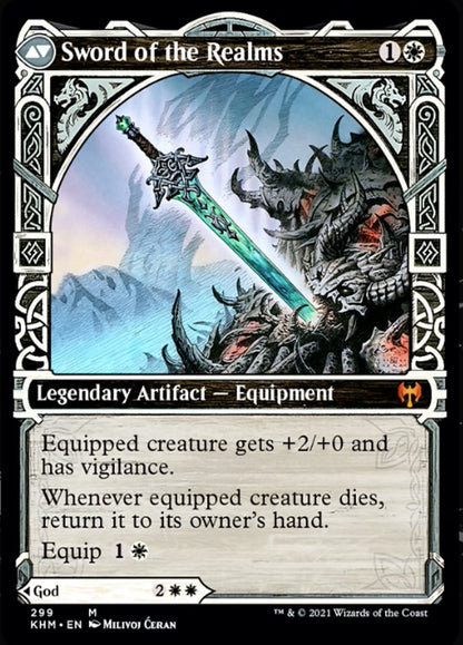 {R} Halvar, God of Battle // Sword of the Realms (Showcase) [Kaldheim][KHM 299]