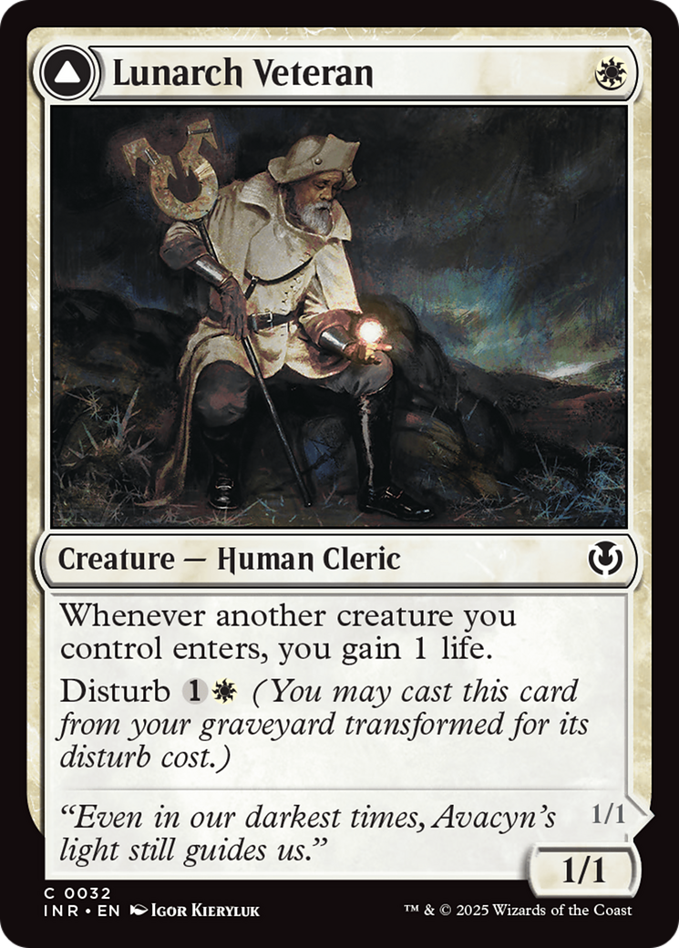 {C} Lunarch Veteran // Luminous Phantom [Innistrad Remastered][INR 032]