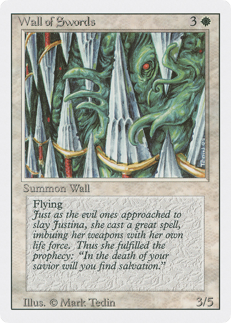 {C} Wall of Swords [Revised Edition][3ED 043] - Misty Mountain Games