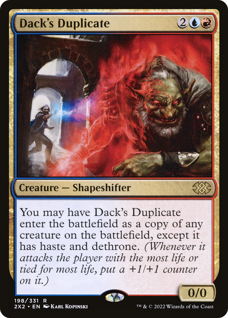 {R} Dack's Duplicate [Double Masters 2022][2X2 198]