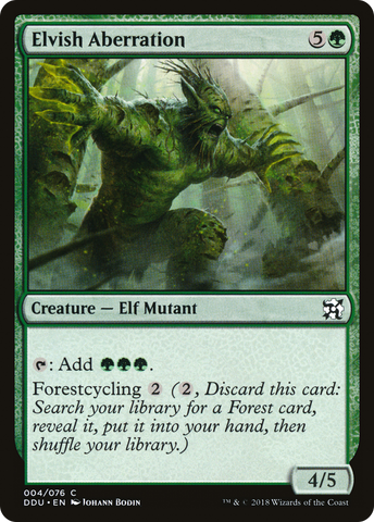 {C} Elvish Aberration [Duel Decks: Elves vs. Inventors][DDU 004]