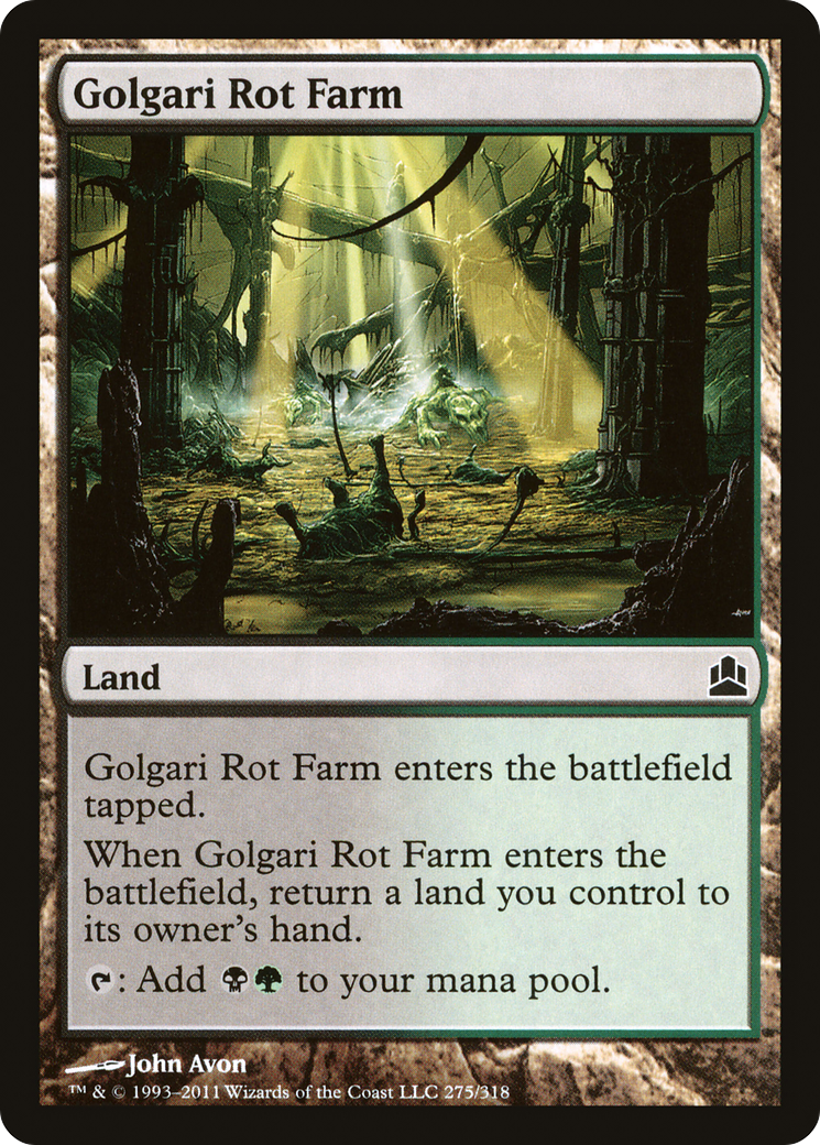 {C} Golgari Rot Farm [Commander 2011][CMD 275]