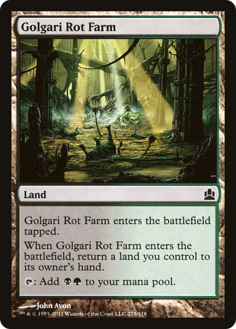 {C} Golgari Rot Farm [Commander 2011][CMD 275]