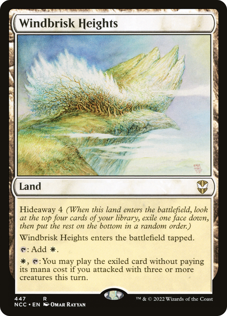 {R} Windbrisk Heights [Streets of New Capenna Commander][NCC 447]