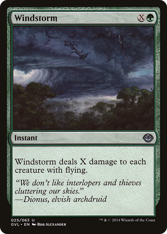 {C} Windstorm (Garruk vs. Liliana) [Duel Decks Anthology][GVL 025]