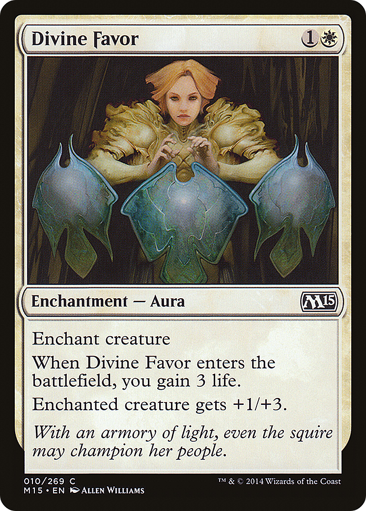 {C} Divine Favor [Magic 2015][M15 010]
