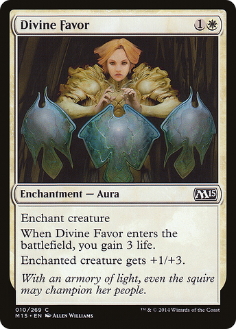 {C} Divine Favor [Magic 2015][M15 010]