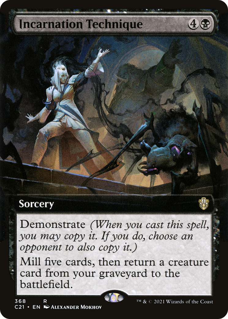 {R} Incarnation Technique (Extended Art) [Commander 2021][C21 368]