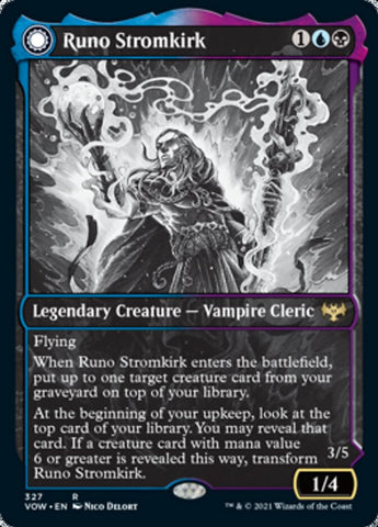 {R} Runo Stromkirk // Krothuss, Lord of the Deep (Showcase Eternal Night) [Innistrad: Crimson Vow][VOW 327]