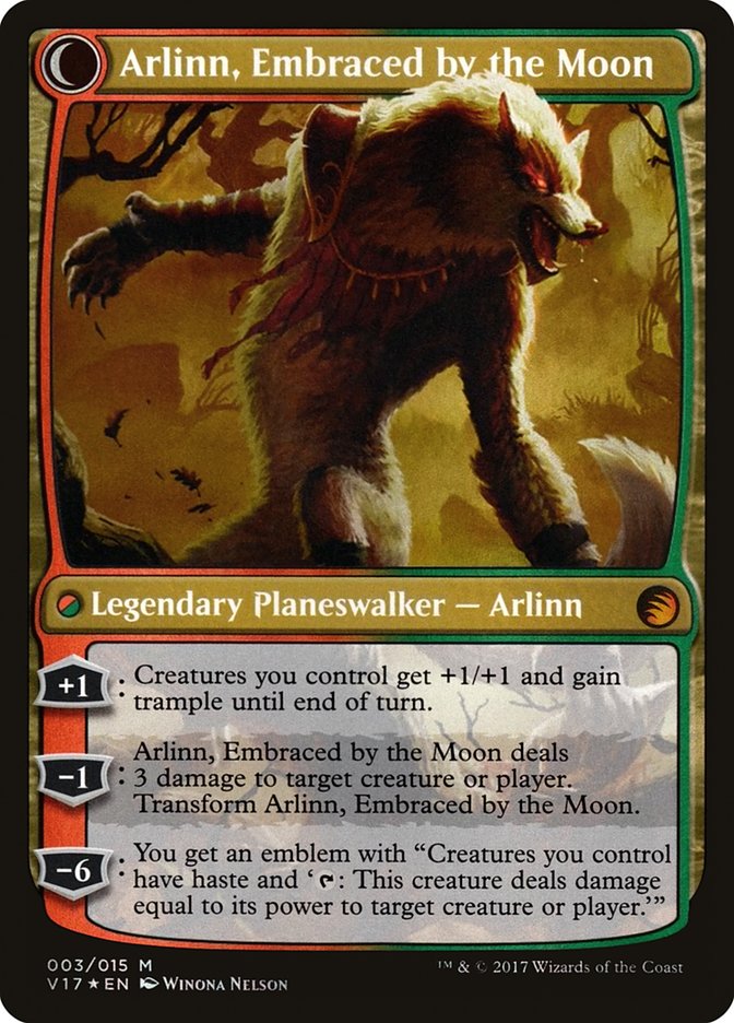 {R} Arlinn Kord // Arlinn, Embraced by the Moon [From the Vault: Transform][V17 003]