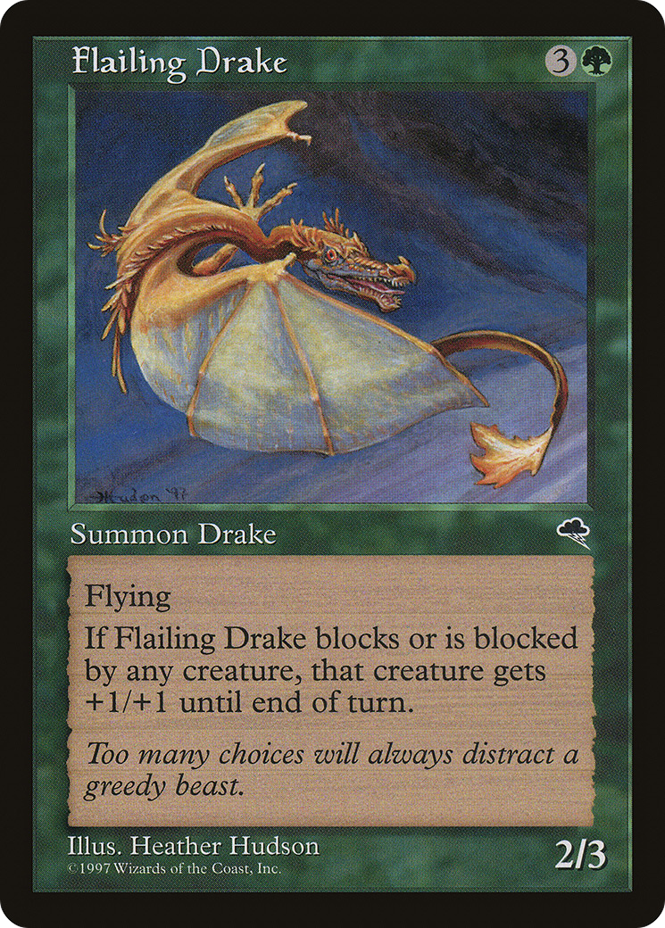 {C} Flailing Drake [Tempest][TMP 227]
