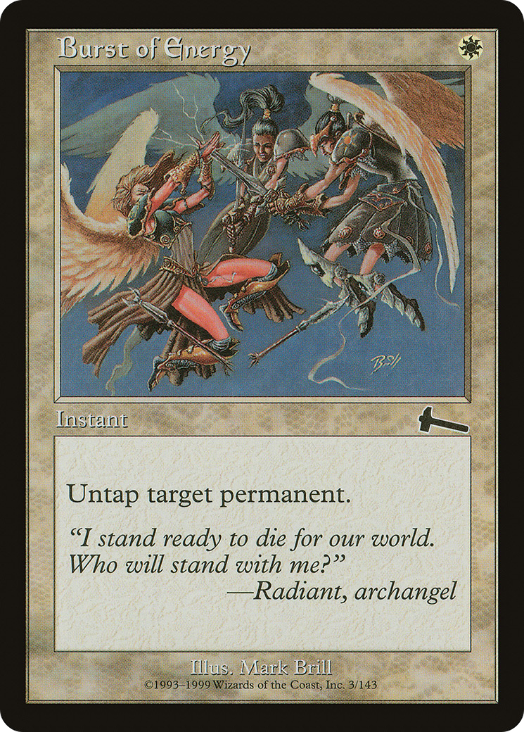 {C} Burst of Energy [Urza's Legacy][ULG 003]