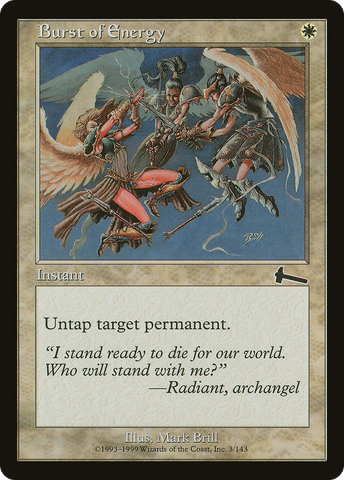 {C} Burst of Energy [Urza's Legacy][ULG 003]