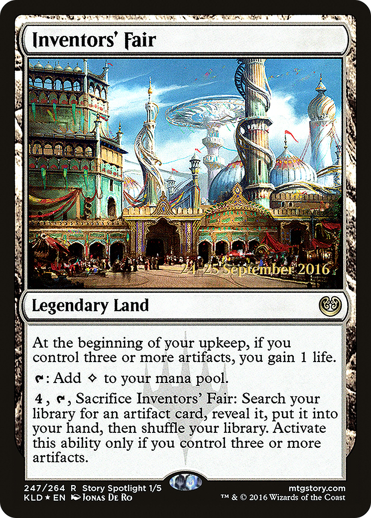 {R} Inventors' Fair [Kaladesh Prerelease Promos][PR KLD 247] - Misty Mountain Games