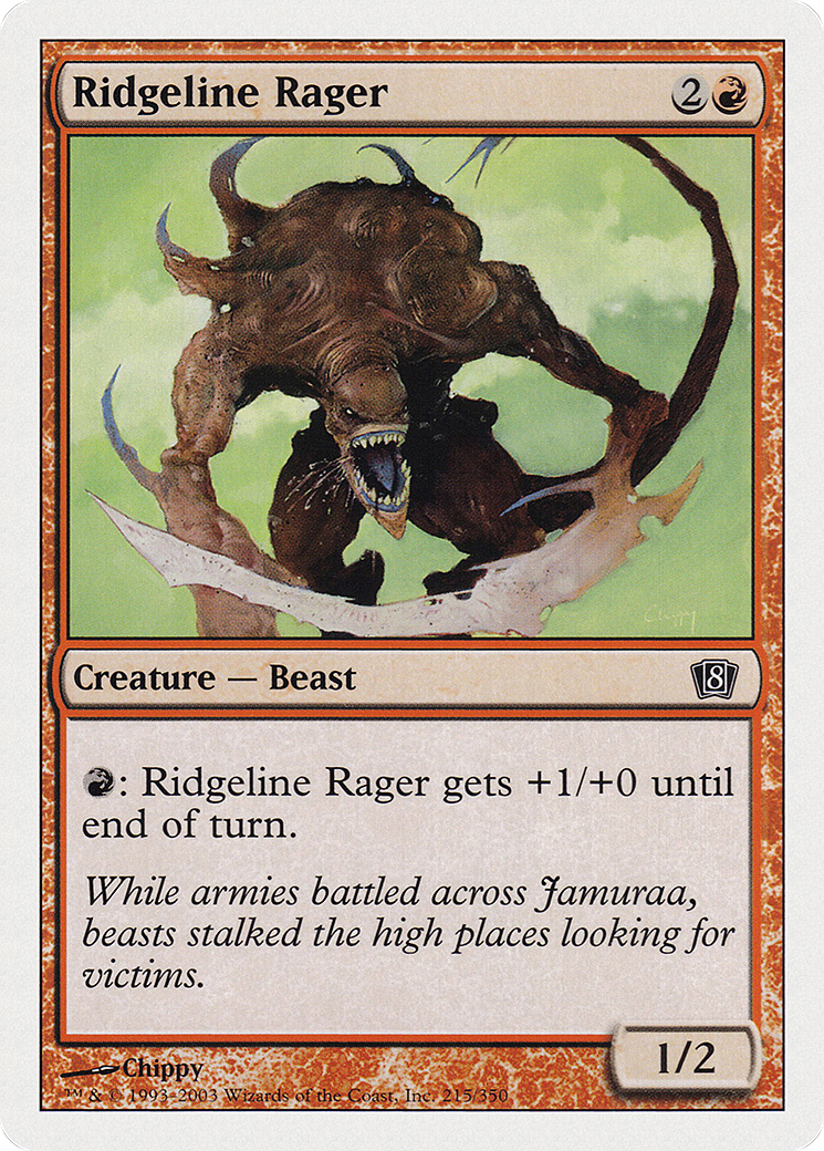 {C} Ridgeline Rager [Eighth Edition][8ED 215]