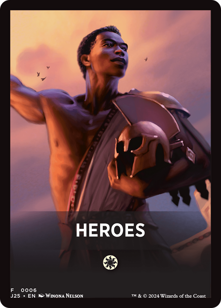 {R} Heroes Theme Card [Foundations Jumpstart Front Cards][FC TJ25 006]