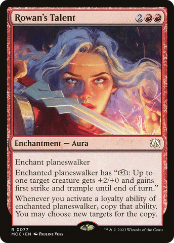 {R} Rowan's Talent [March of the Machine Commander][MOC 077]