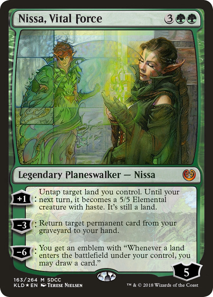 {R} Nissa, Vital Force [San Diego Comic-Con 2018][PA SD18 163]