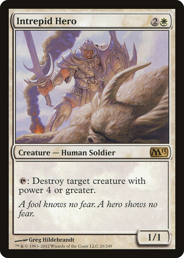 {R} Intrepid Hero [Magic 2013][M13 020]
