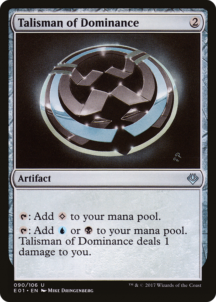 {C} Talisman of Dominance [Archenemy: Nicol Bolas][E01 090] - Misty Mountain Games