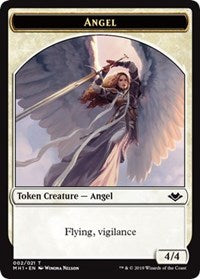 {T} Angel (002) // Soldier (004) Double-sided Token [Modern Horizons Tokens][TMH1 002]