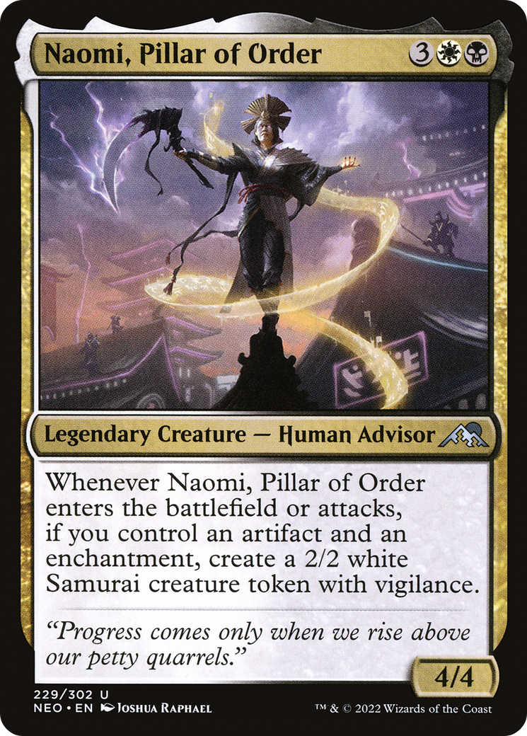 {C} Naomi, Pillar of Order [Kamigawa: Neon Dynasty][NEO 229]