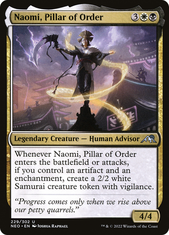 {C} Naomi, Pillar of Order [Kamigawa: Neon Dynasty][NEO 229]