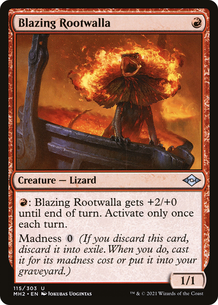 {C} Blazing Rootwalla [Modern Horizons 2][MH2 115]