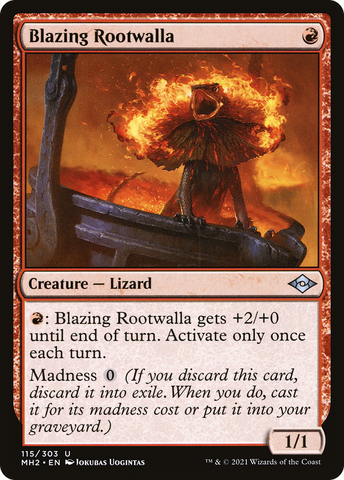 {C} Blazing Rootwalla [Modern Horizons 2][MH2 115]