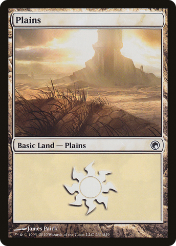 {B}[SOM 231] Plains (231) [Scars of Mirrodin]