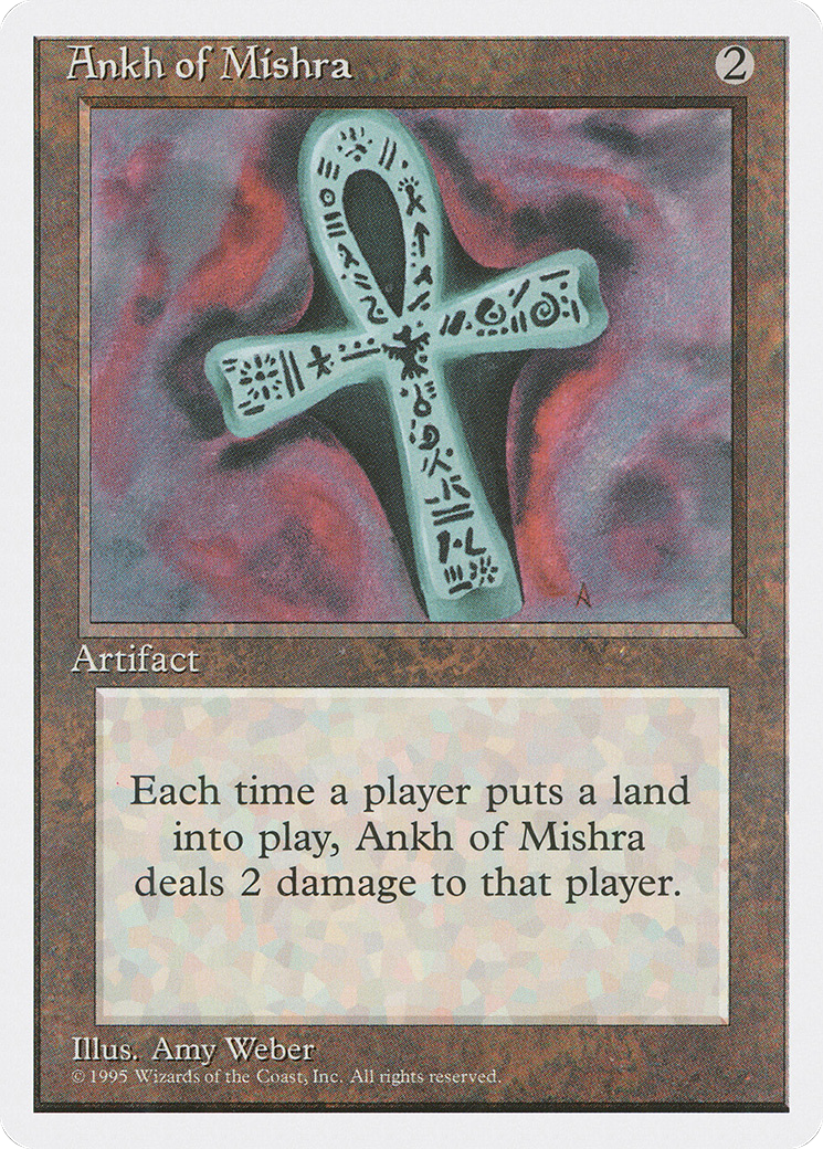 {R} Ankh of Mishra [Fourth Edition][4ED 294] - Misty Mountain Games