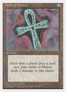 {R} Ankh of Mishra [Fourth Edition][4ED 294] - Misty Mountain Games
