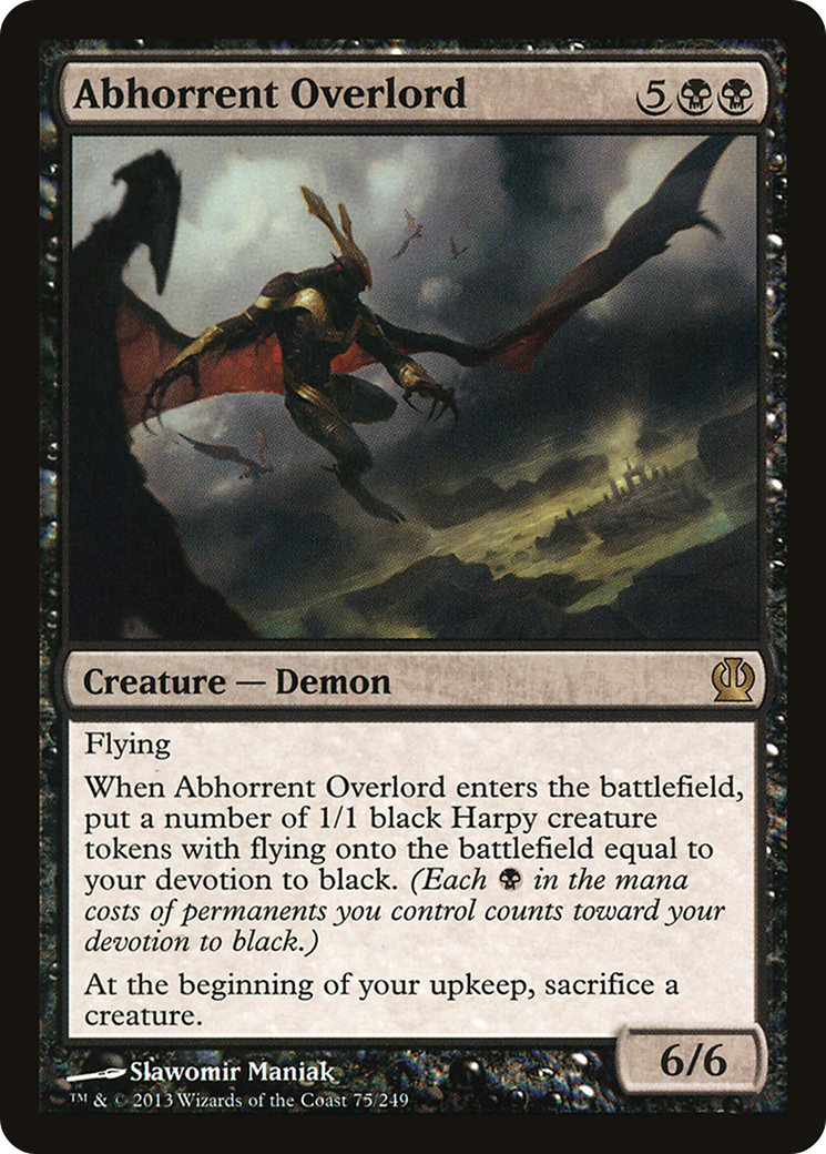 {R} Abhorrent Overlord [Theros][THS 075] - Misty Mountain Games