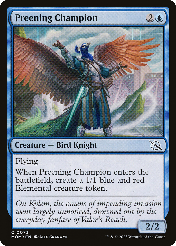 {C} Preening Champion [March of the Machine][MOM 073]