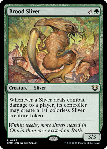 {R} Brood Sliver [Commander Masters][CMM 887]