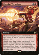 {R} Creative Technique (Extended Art) [Commander 2021][C21 376]