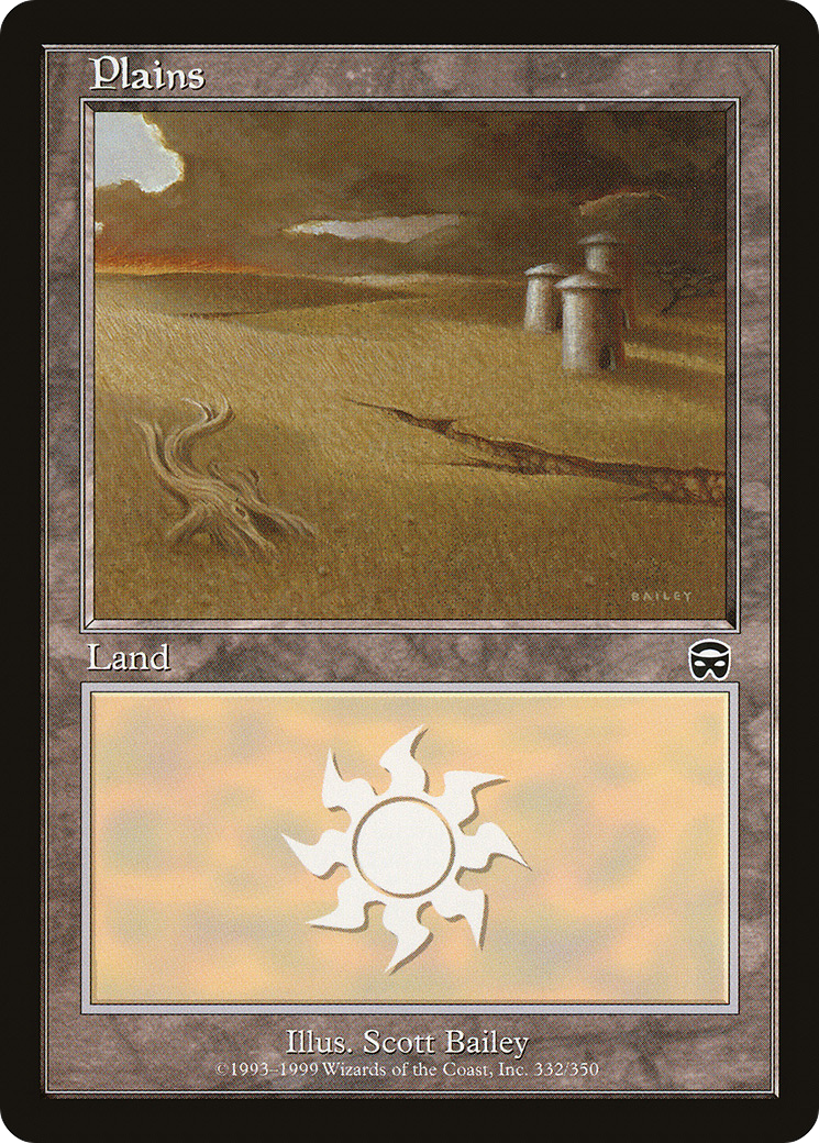 {B}[MMQ 332] Plains (332) [Mercadian Masques]