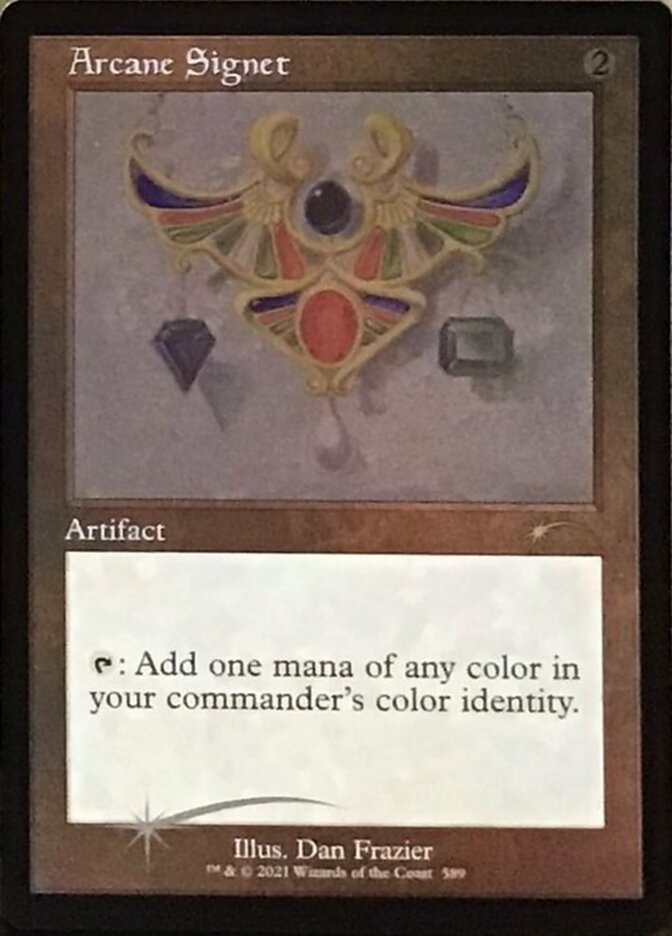 {R} Arcane Signet (Retro) (Foil Etched) [Secret Lair Drop Promos][ET SLD 589]