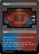 {C} Library (Borderless) [Ravnica: Clue Edition][CLU 018]