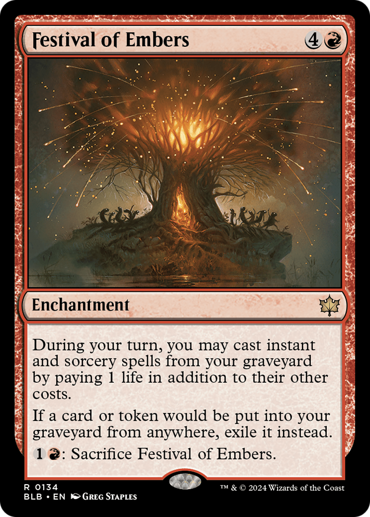 {@R} Festival of Embers [Bloomburrow][BLB 134]